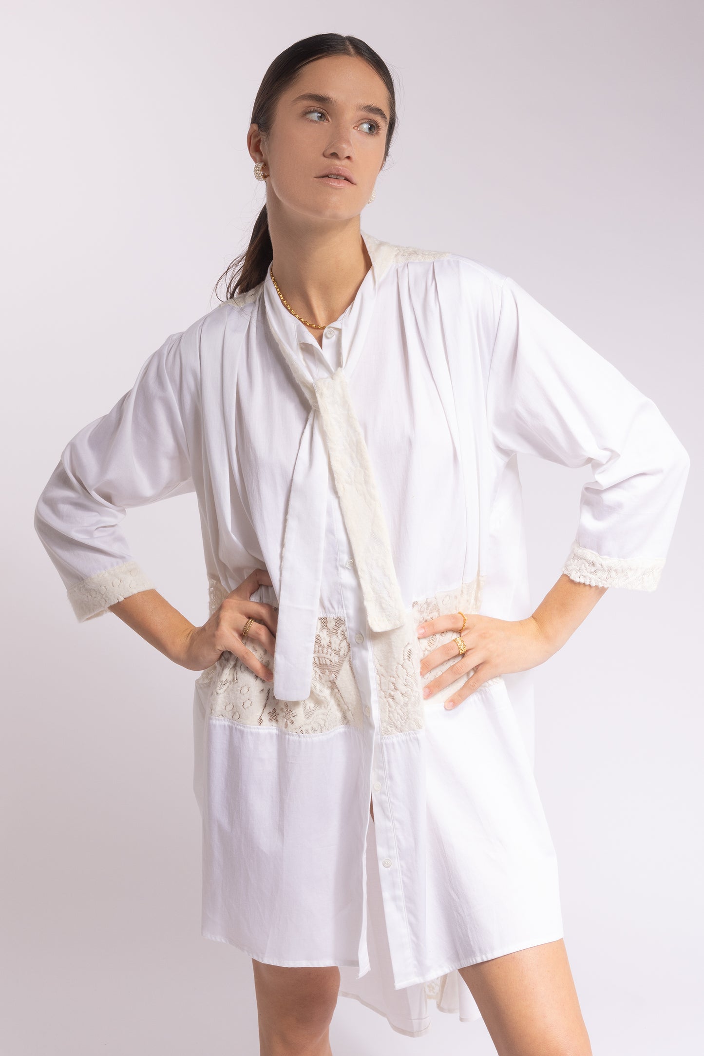 Long Ribbon Shirt