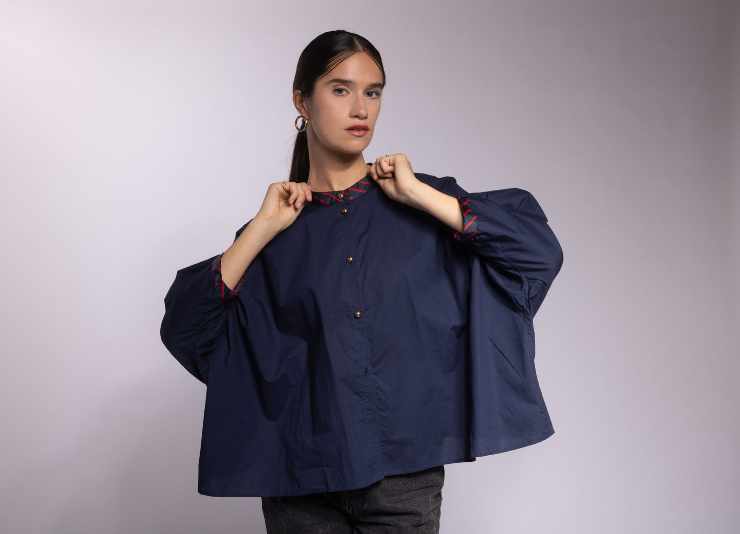 Short Kimono Tie Shirt