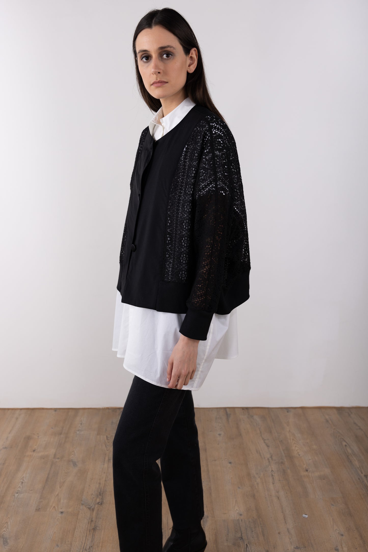 Lace Short Kimono Jacket