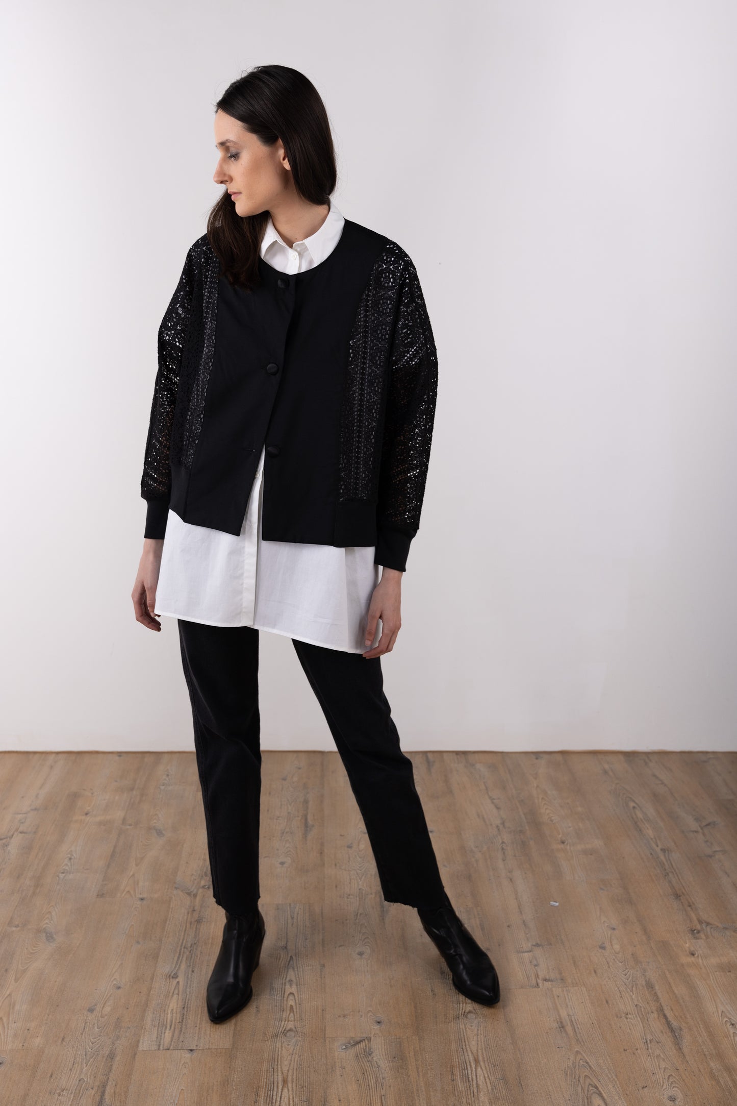 Lace Short Kimono Jacket