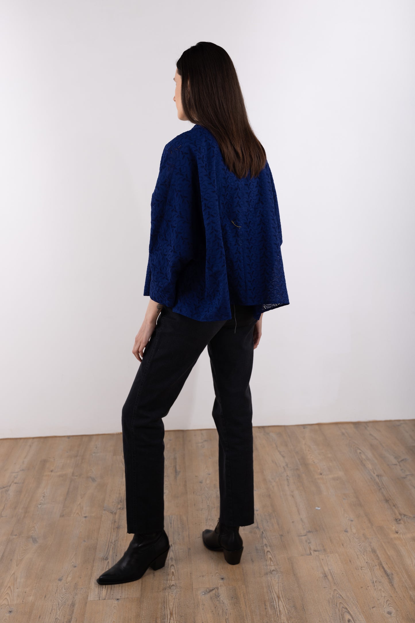 Lace Short Kimono Shirt