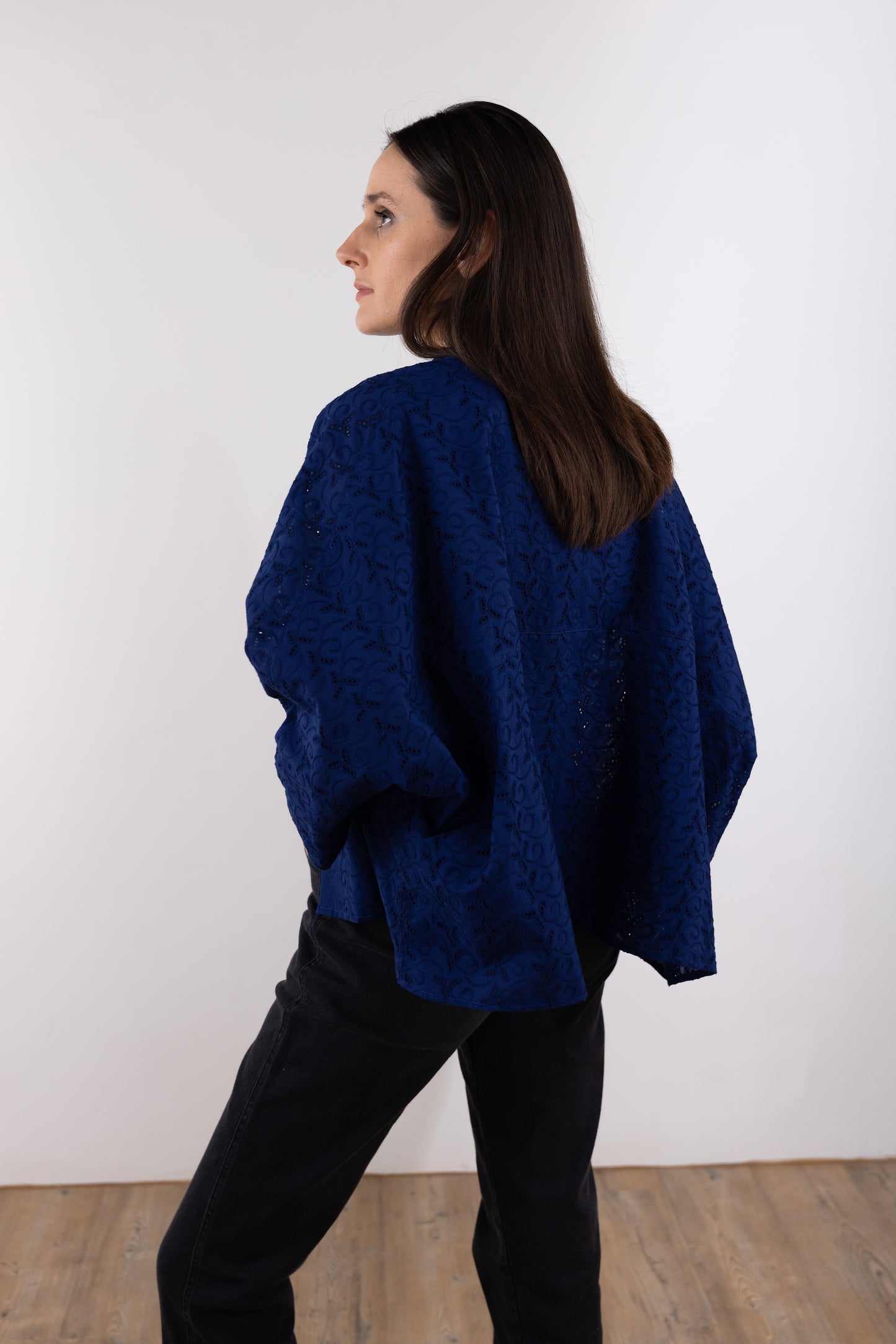 Lace Short Kimono Shirt