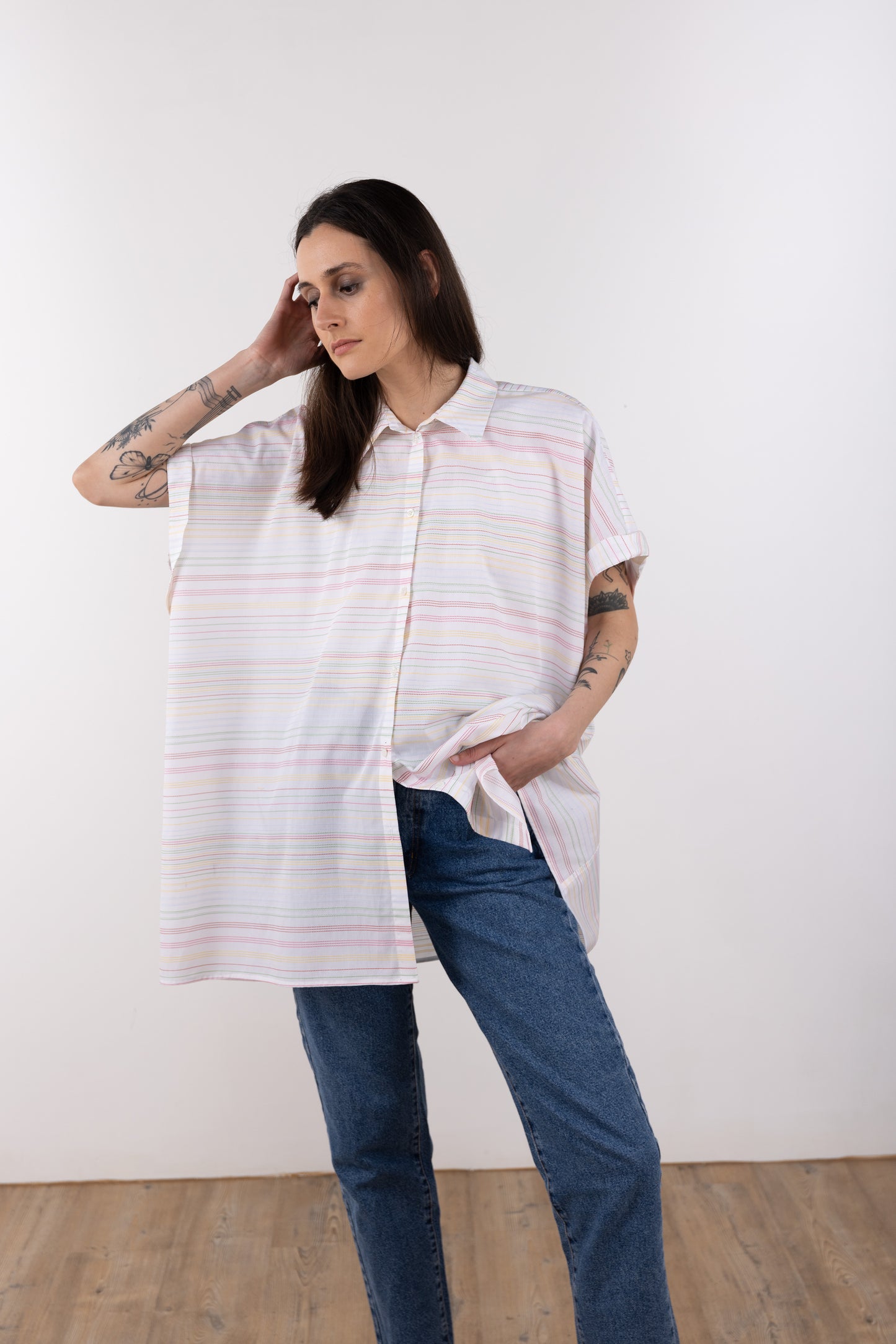 Long Shoulder Drop Shirt