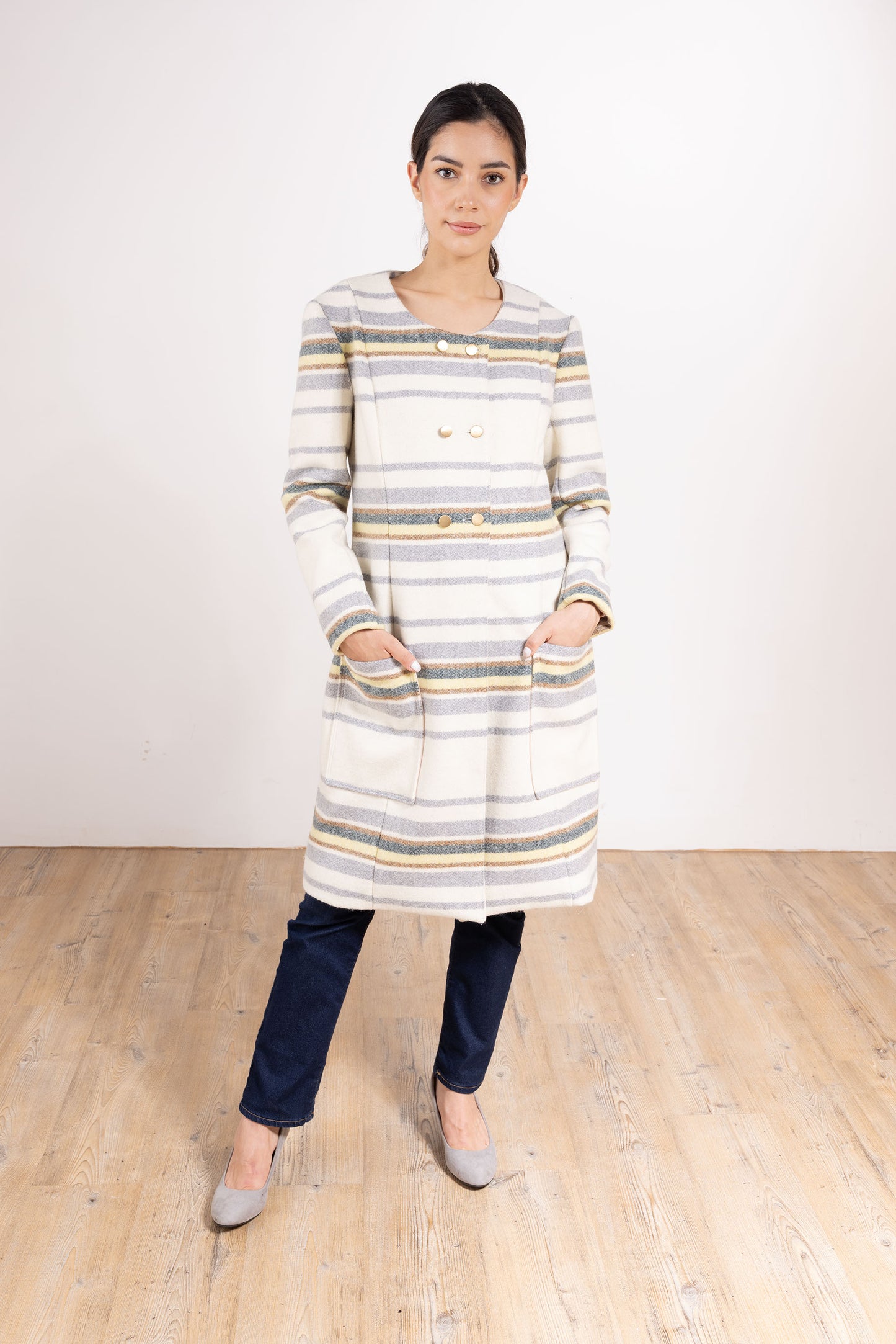 Round Collar Coat