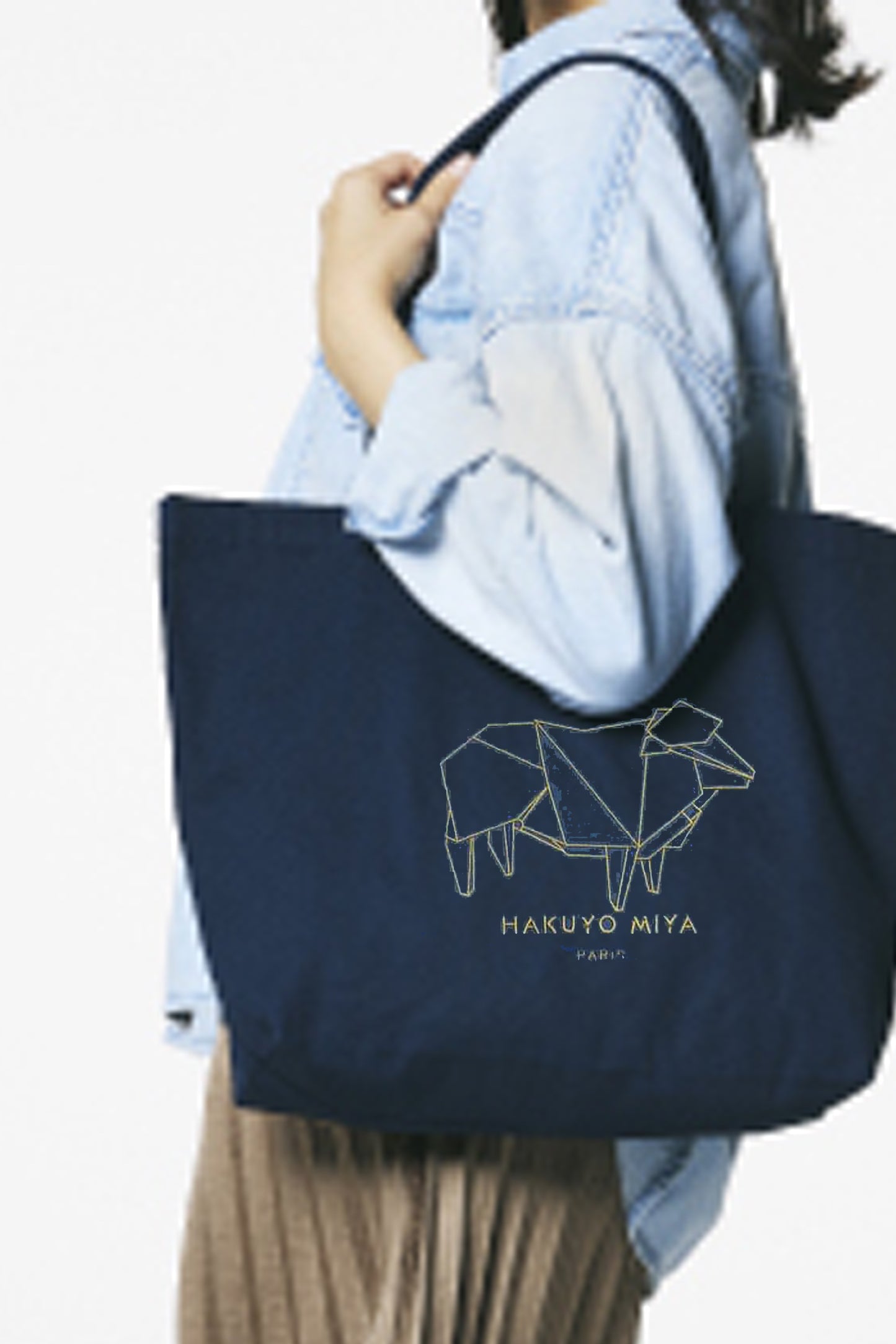 Origami Sheep Tote Bag
