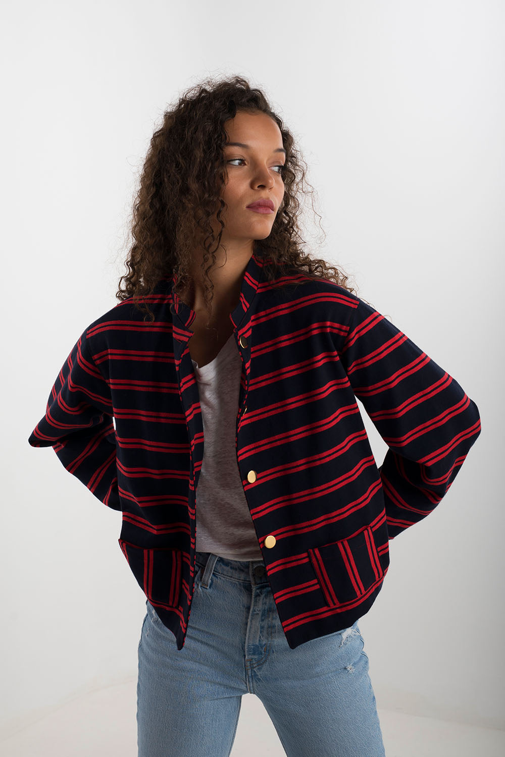 Red Border Jacket(short)
