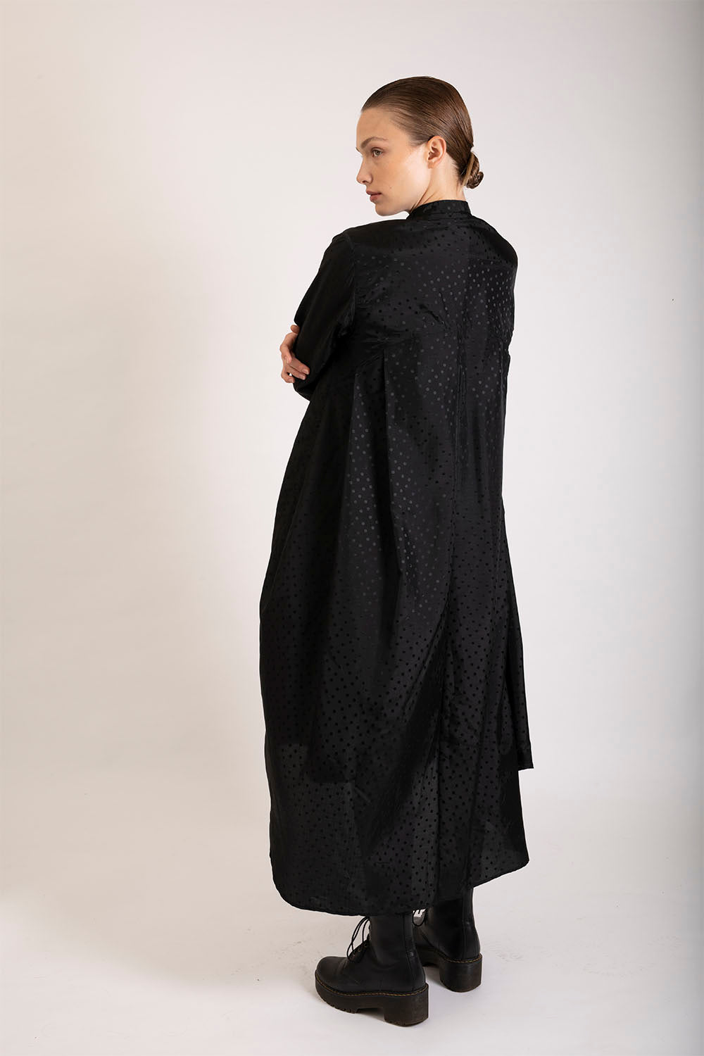 Long pleated shirt