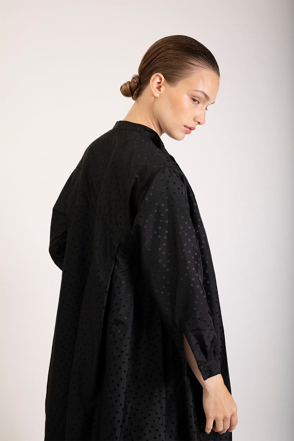 Long pleated shirt