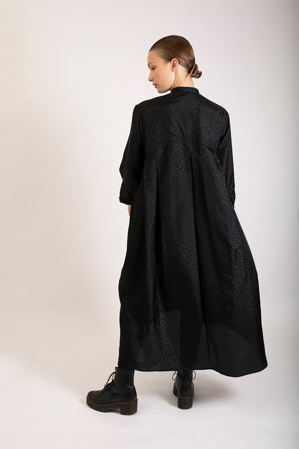 Long pleated shirt