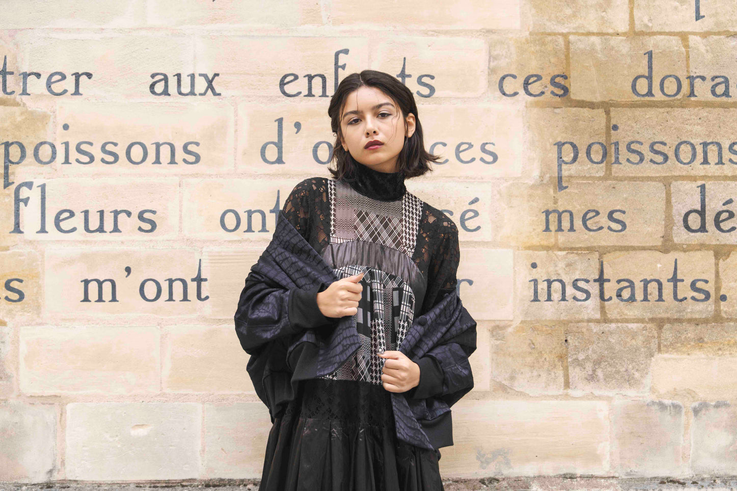 Lace patchwork Dress(One of a kind)