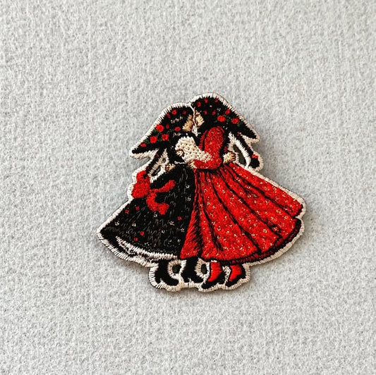 10th Anniversary Embroidered Brooch