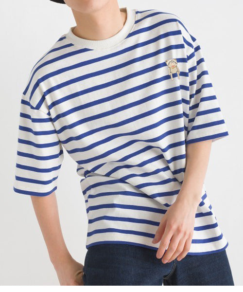 Men's Border T-shirt (Mouton Blanc)