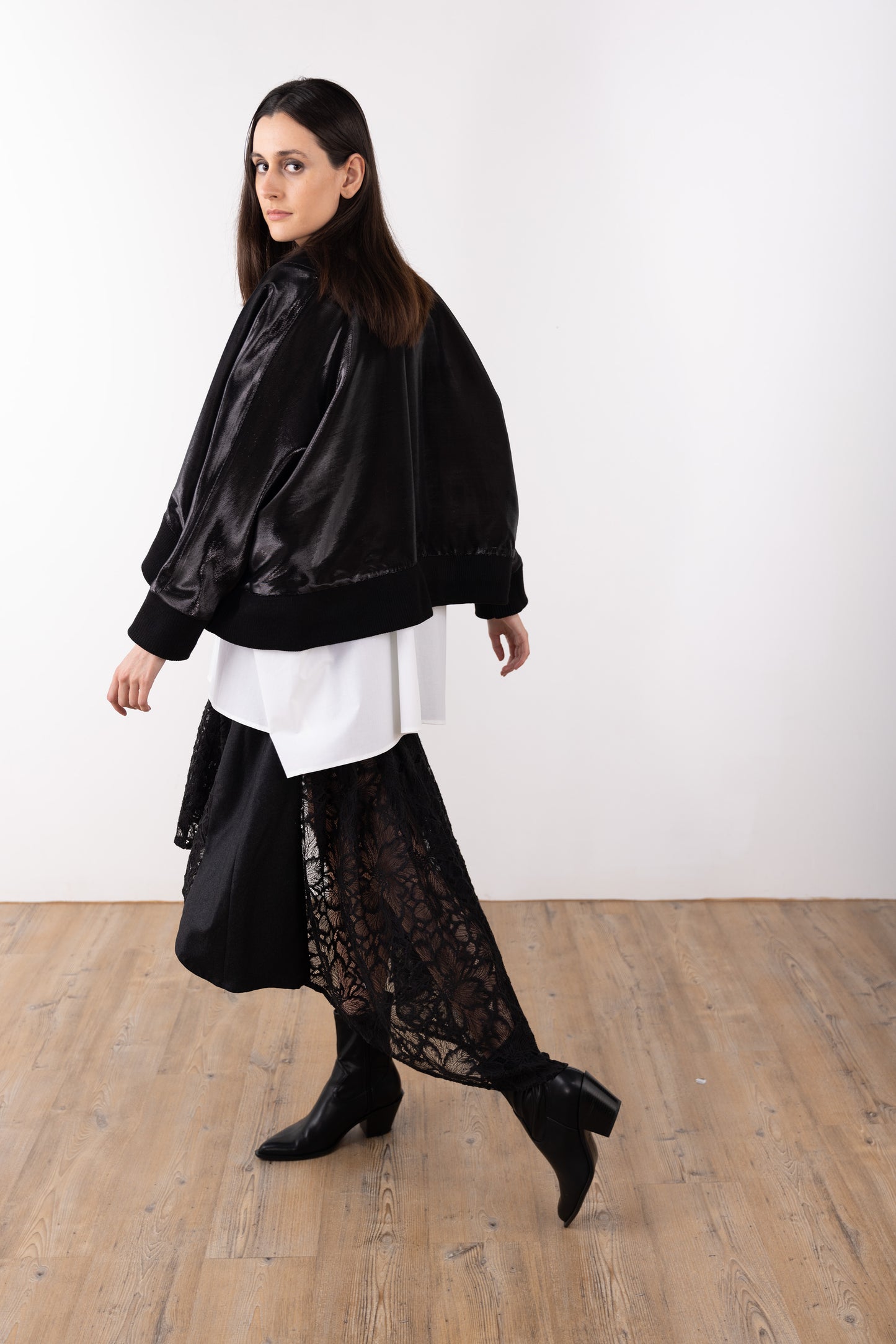 Black Short Kimono Jacket
