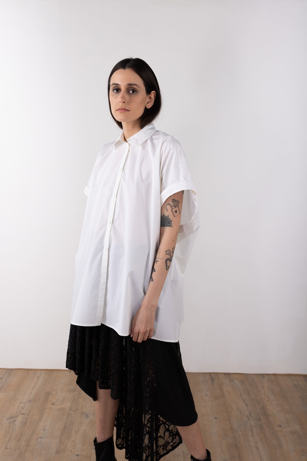 Long Shoulder Drop Shirt – Hakuyo Miya Paris