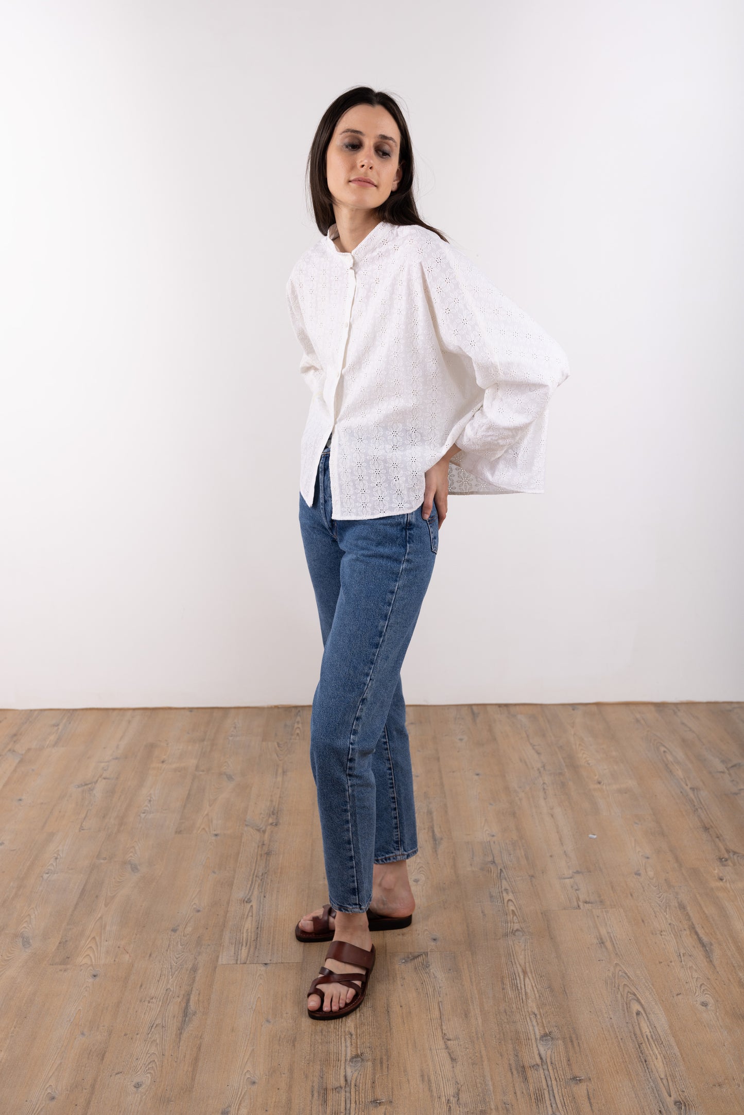 Lace Short Kimono Shirt
