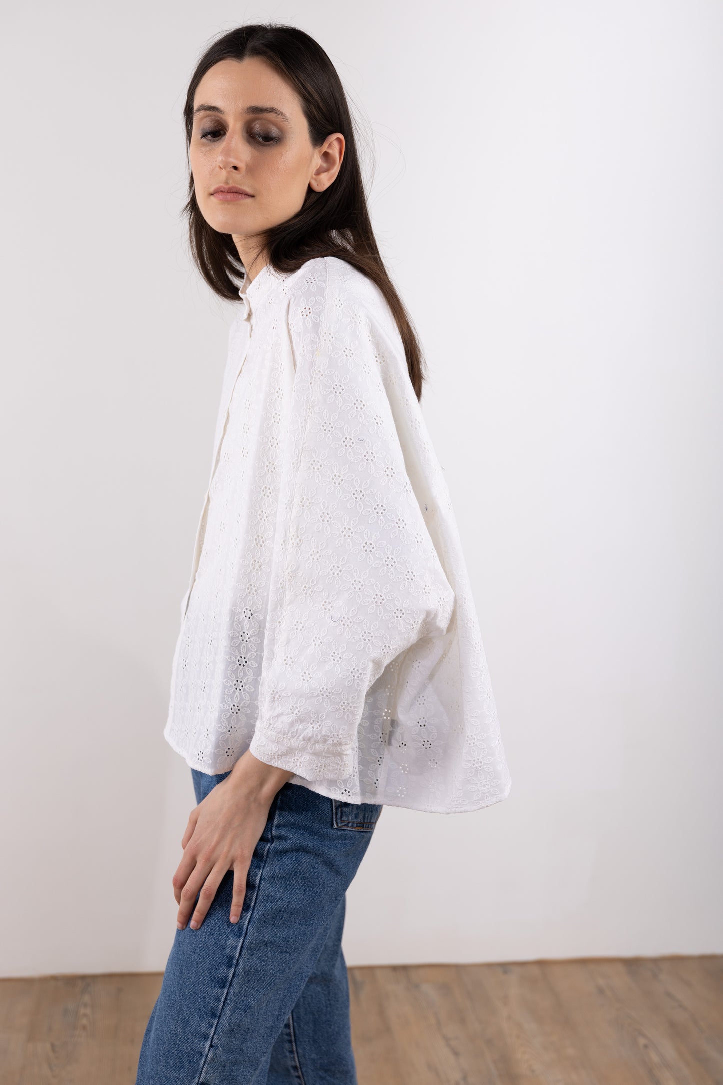Lace Short Kimono Shirt