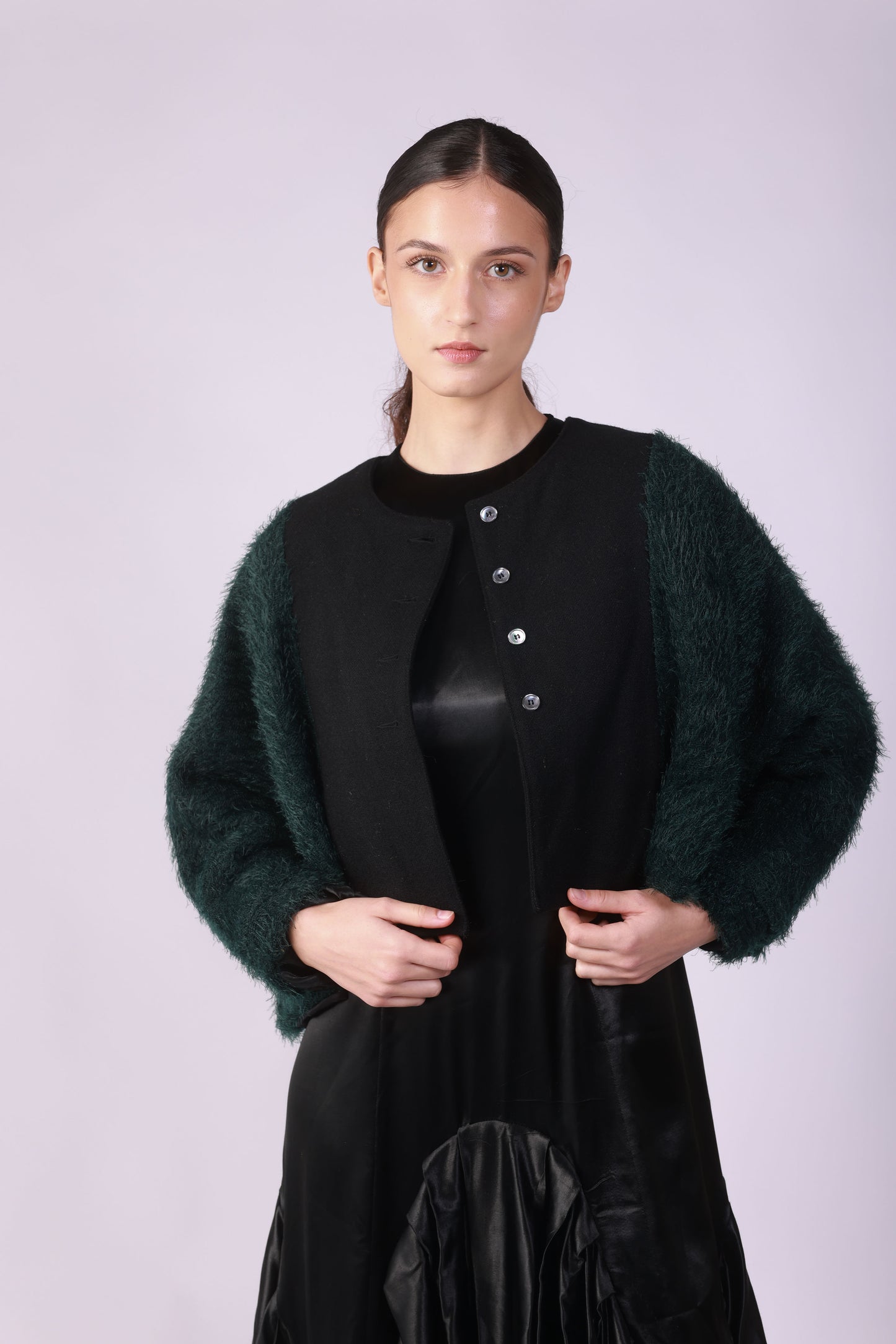 Short Jacket (Green Black )
