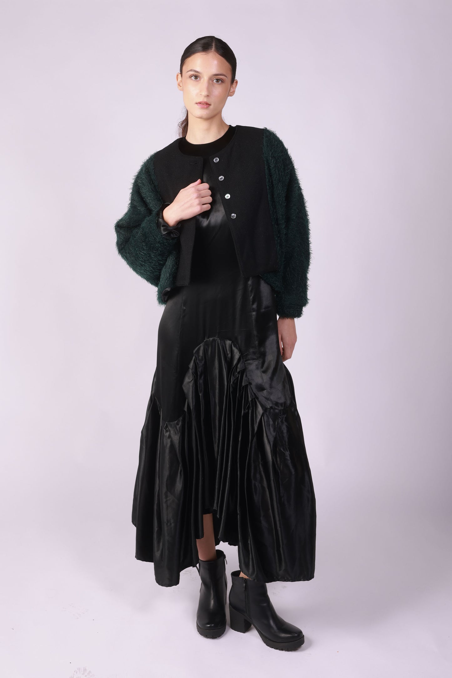 Short Jacket (Green Black )