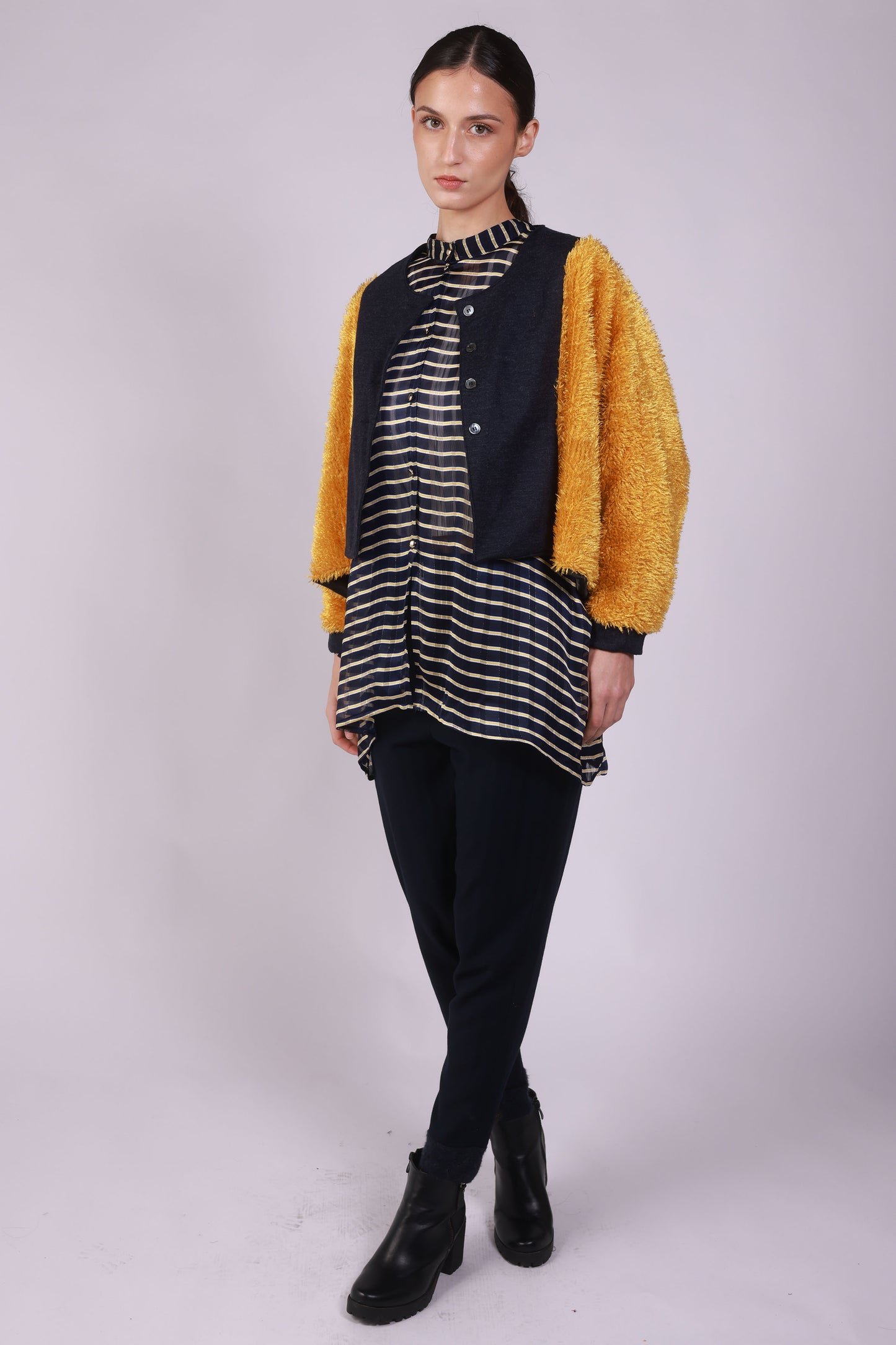 Short Jacket (Yellow Navy)