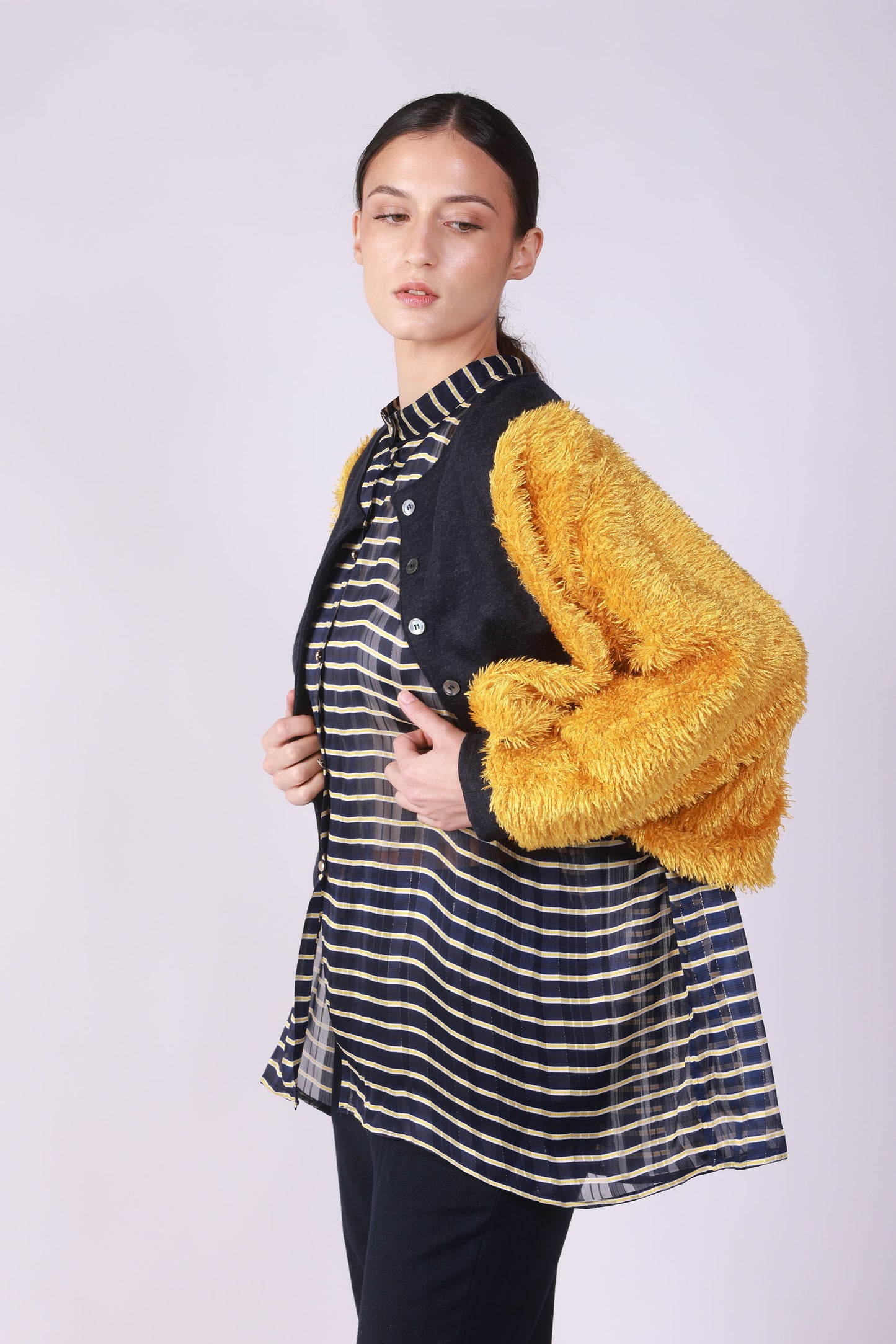 Short Jacket (Yellow Navy)