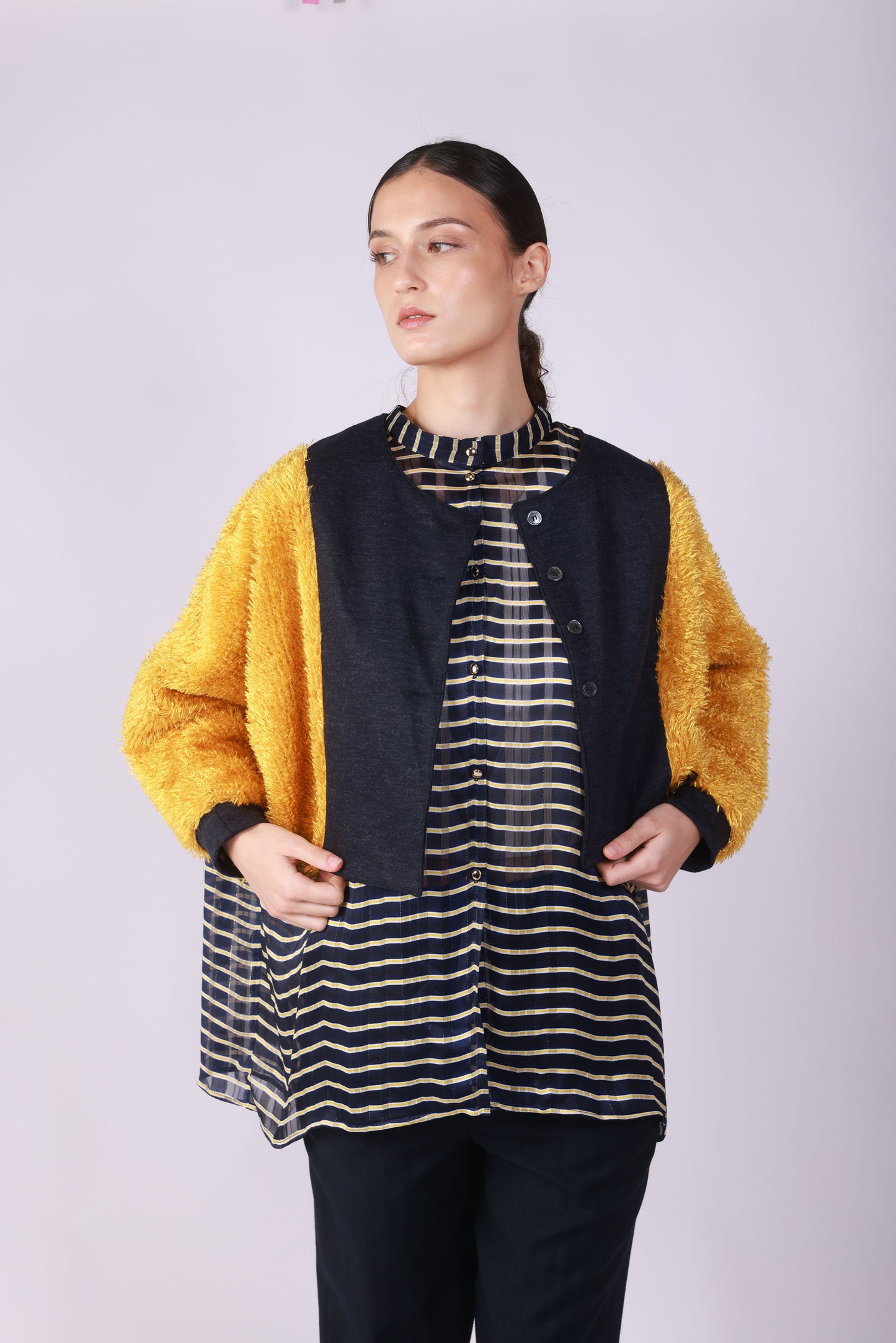 Short Jacket (Yellow Navy)